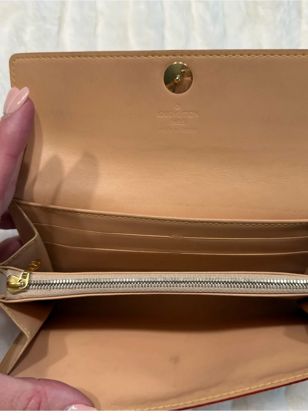 Louis Vuitton White Multicolor Murakami Monogram Wallet with Gold-Tone Snap